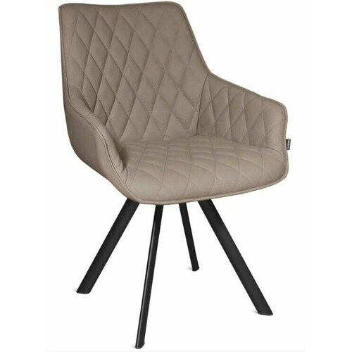 Стул La-Alta DC303 Светло коричневый (искусственная замша)