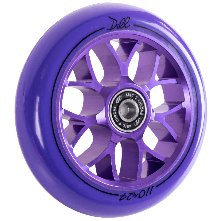 Колесо для трюкового самоката TechTeam X-Treme 110*24мм, Dill, purple