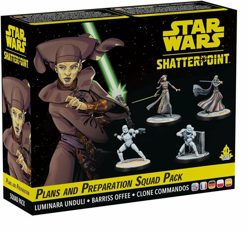 Миниатюры для настольной игры Star Wars: Shatterpoint - Plans and Preparation Squad Pack, на английском