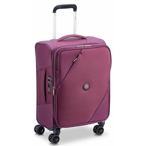 Чемодан Delsey, 45 л, размер S, фиолетовый чемодан delsey 102 2 л размер xl фиолетовый