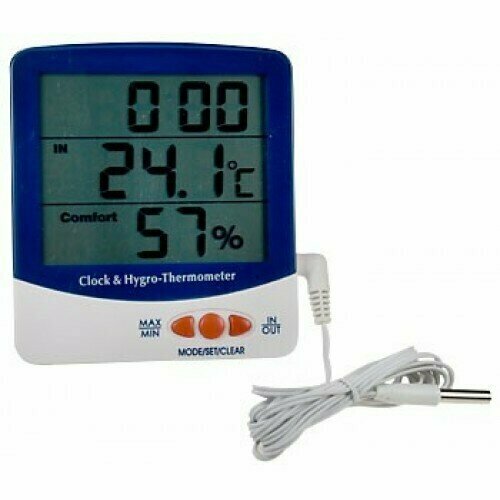 SH-110 цифровой термометр baldr b0337sth часы будильник c большим дисплеем голубой