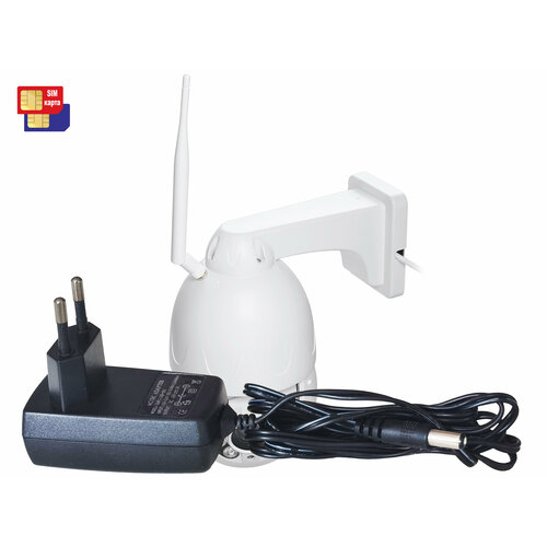 Уличная 5 Мп купольная поворотная 3G4G IP камера Линк NC-99-W-20X8G Z72614LIN - 4G камера видеонаблюдения с сим картой 2770700₽