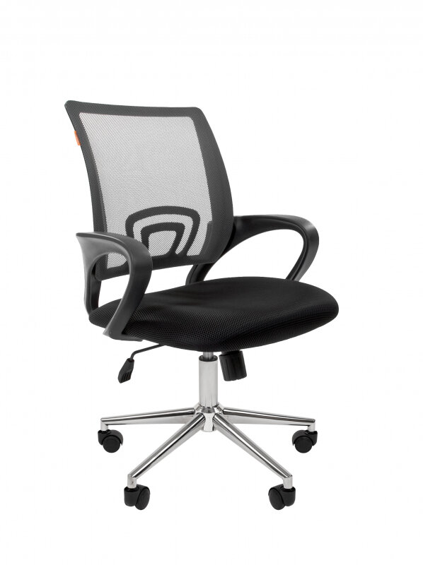 Кресло офисное Chairman 696 TW серый хром new (7077471)