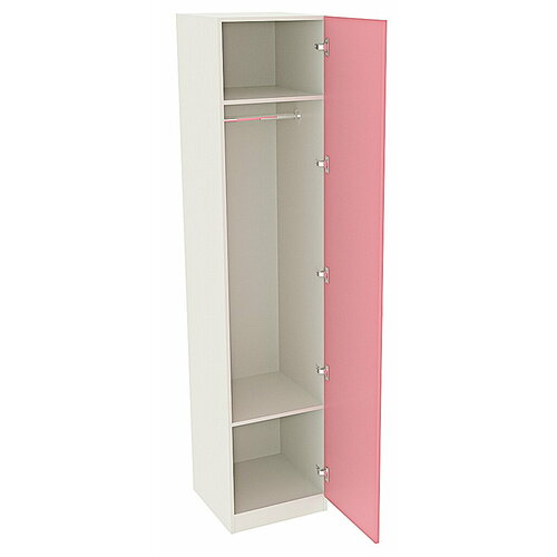 Аптечный шкаф узкий для одежды персонала серии фламинго №5