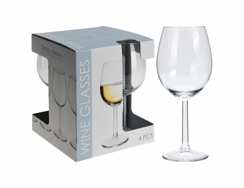 фото Набор бокалов "Виниссимо", стекло, 430 мл, 6.5х20 см (4 шт.), Koopman International