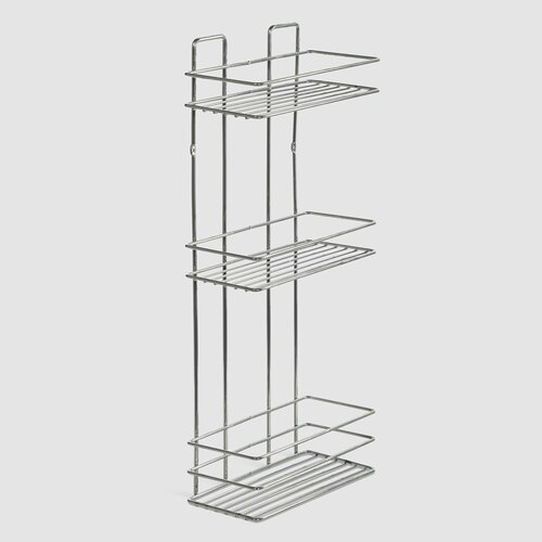 Полочка тройная Suntel металл хром 24х11х54 см
