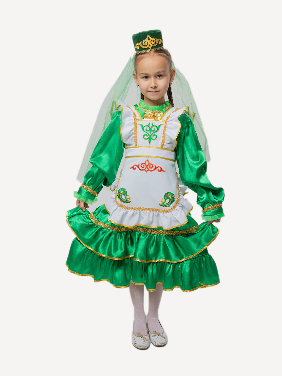 Фартук к татарскому национальному костюму для девочки 