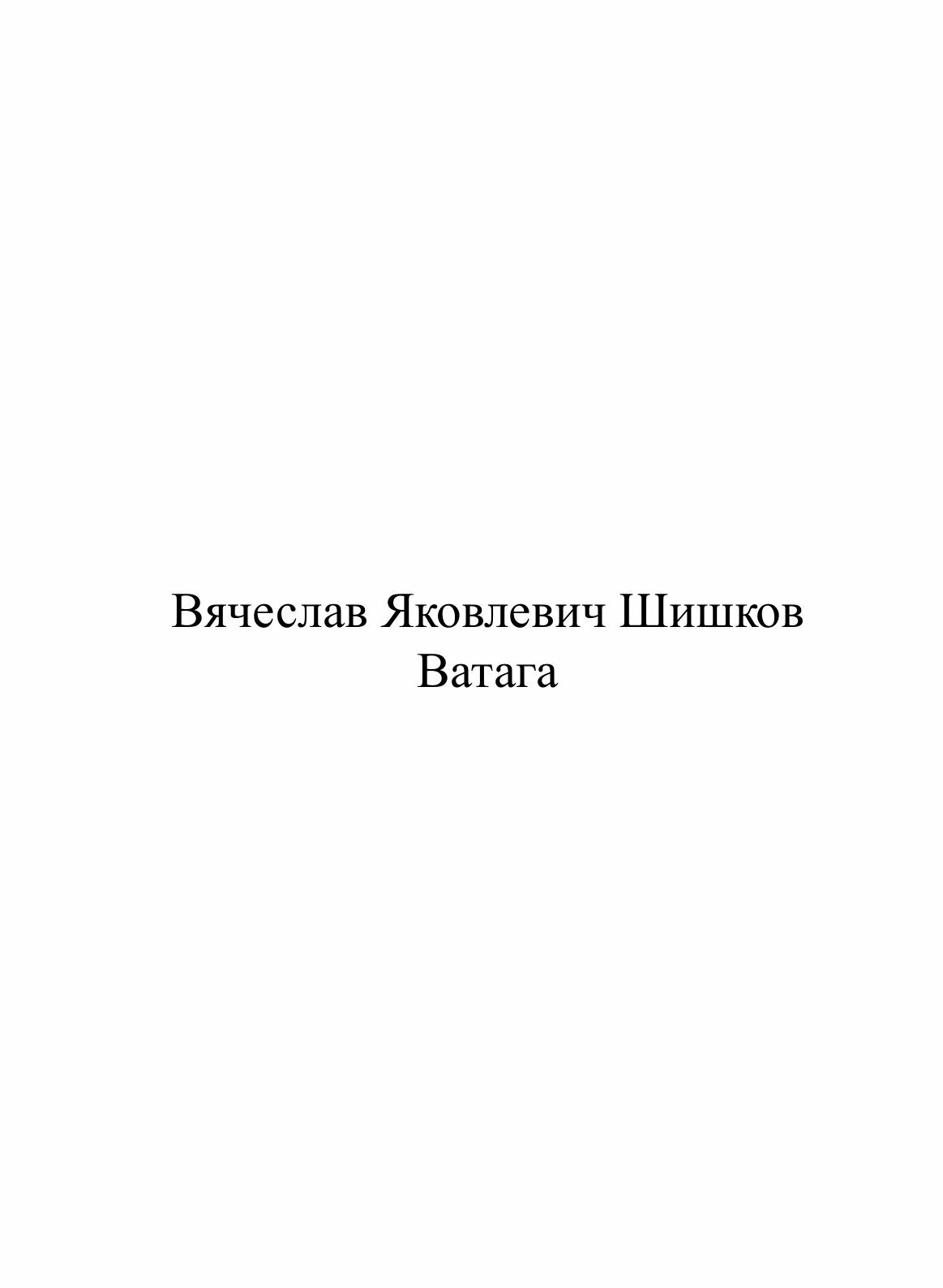 Ватага (Шишков Вячеслав Яковлевич) - фото №5