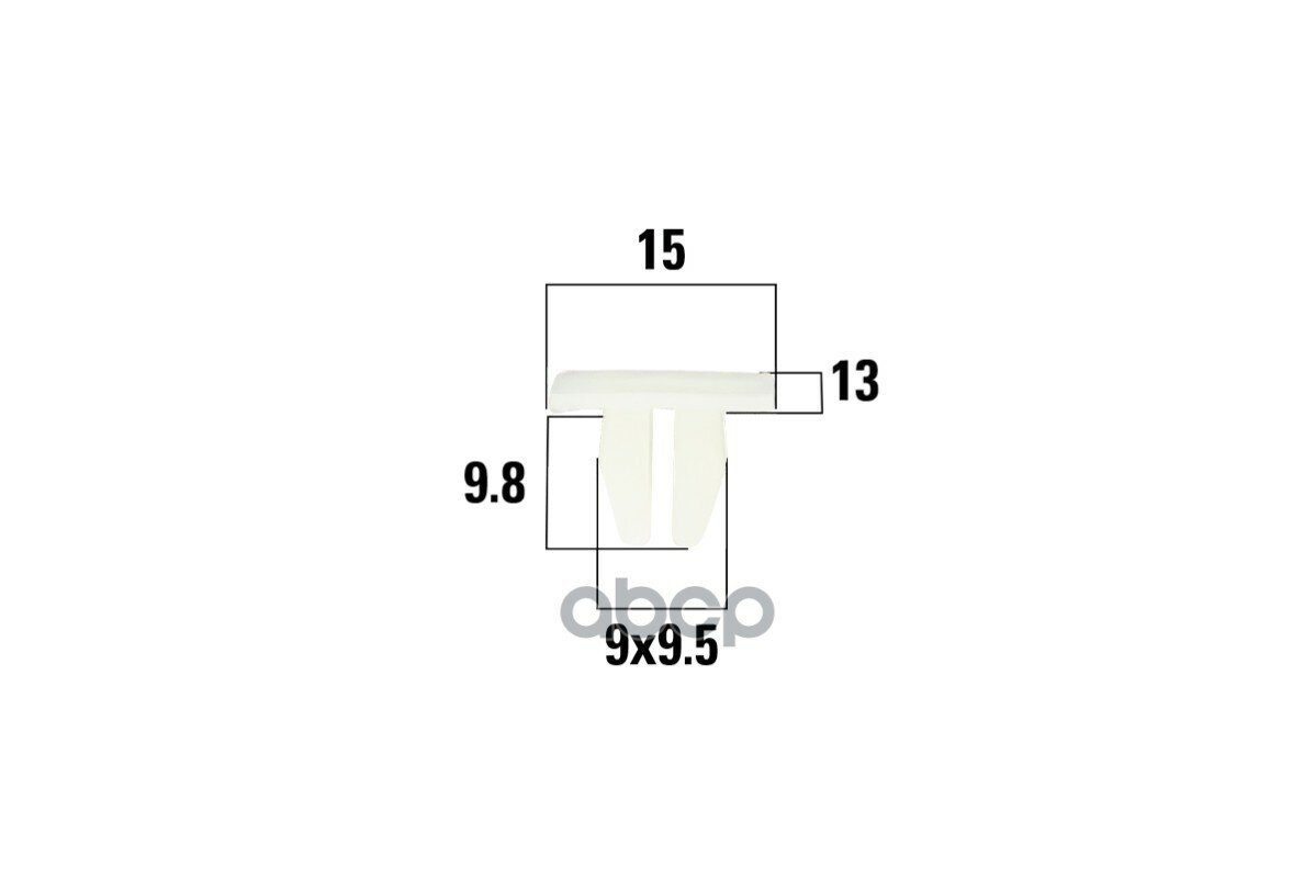 Клипсы автомобильные Toyota Camry, Corolla/Nissan Qashqai, X-Trail OBERKRAFT KRAFT KT106226 Kraft арт. KT106226