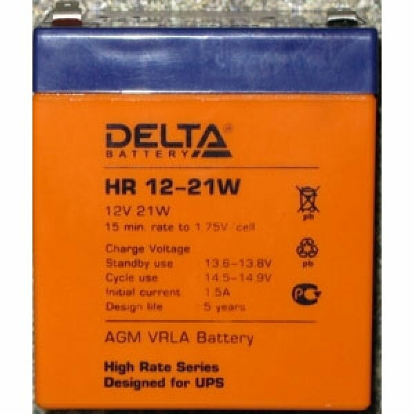 HR 12-21 W Delta Аккумуляторная батарея (HR 12-21 W) Delta Battery - фото №20