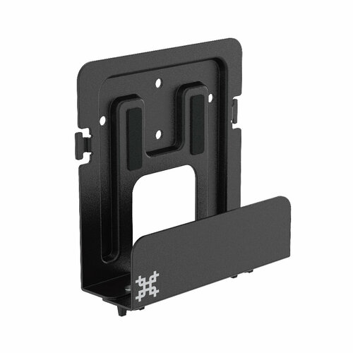 Полка-крепление-держатель для роутера, приставки, ресивера раздвижная на стену UNITEKI DM3246B черный