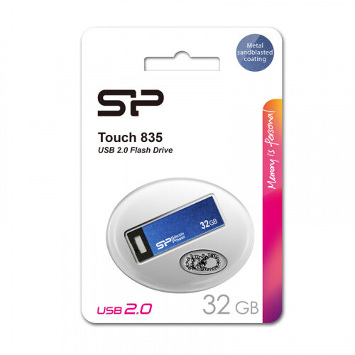 Флешка USB 2.0 Silicon Power 32 ГБ Touch 835 ( SP032GBUF2835V1B )