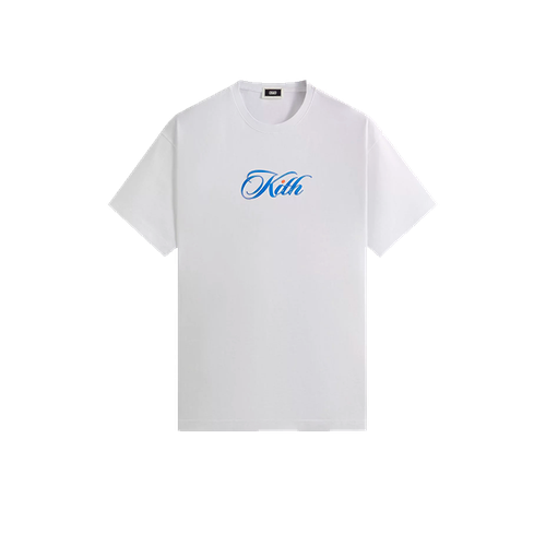 Футболка KITH Cursive Logo Tee, размер L, белый