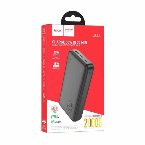 Внешний аккумулятор hoco J87A 20000mah 1540₽