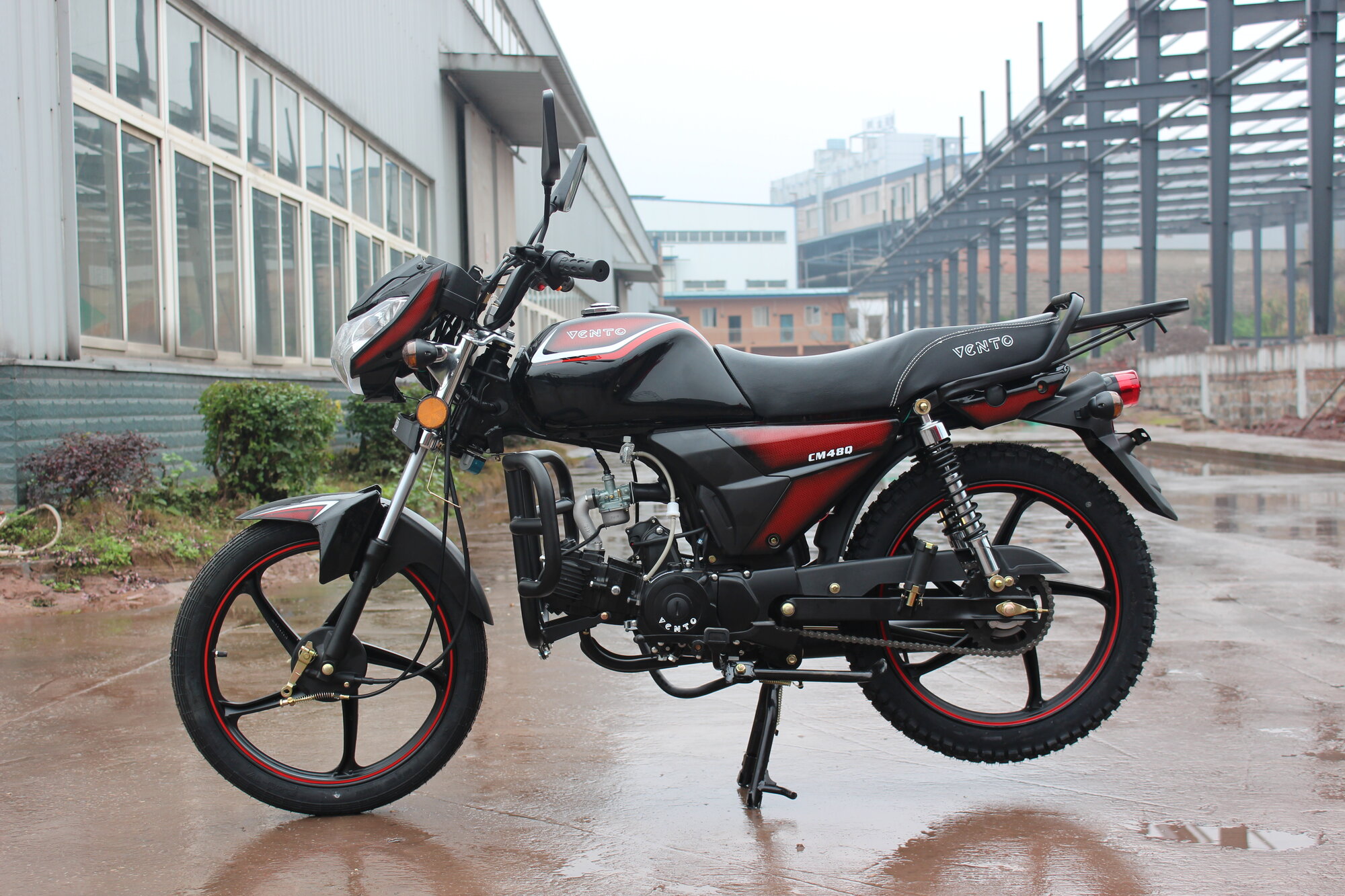 Мопед VMC VENTO RIVA II SX 110 куб. см.(49)7л. с. серия CH1100 черный (кик-стартер/электростартер) — фото 1