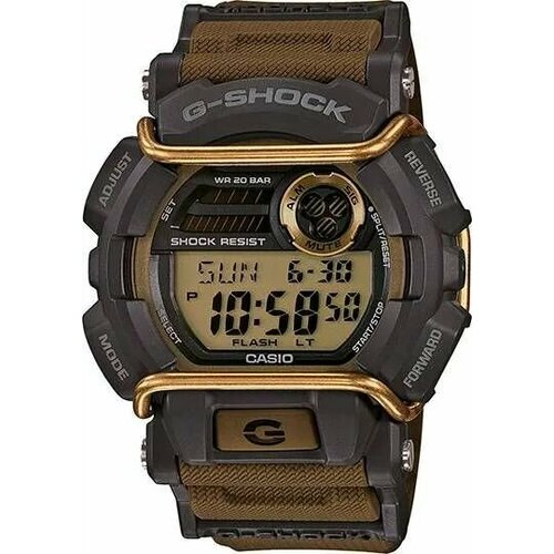 фото Наручные часы casio g-shock, черный/коричневый