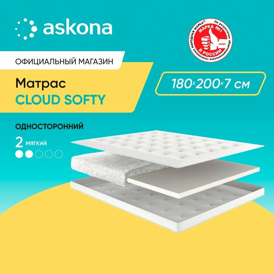 фото Матрас анатомический (аскона) ASKONA Cloud Softy