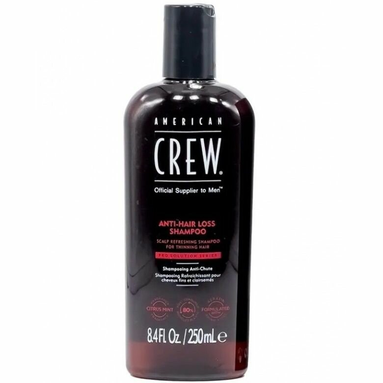 American CREW ANTI-HAIR LOSS 250 мл США. Шампунь против выпадения волос.