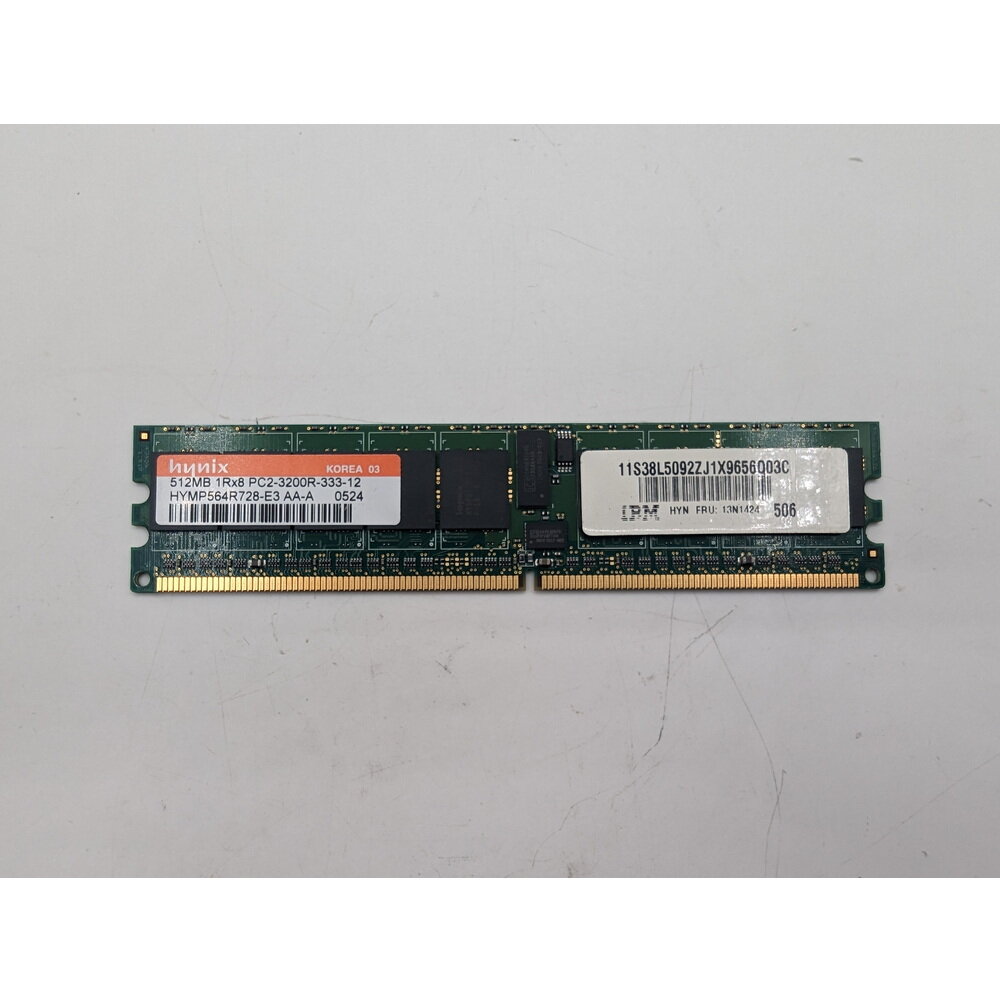 Модуль памяти HYMP564R728-E3, 13N1424, SK Hynix, IBM, DDR2, 512MB, 3200