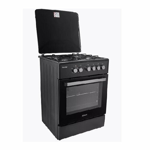 Газовая плита STENFELD T641GEF-02 BLACK с электродуховкой черная 3266400₽