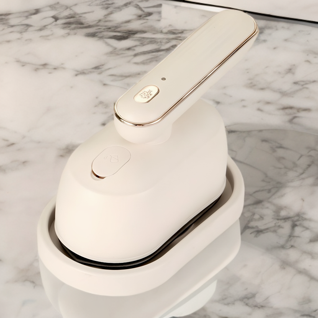 фото Портативный отпариватель 2в1 с 5-ю отверстиями, слоновая кость