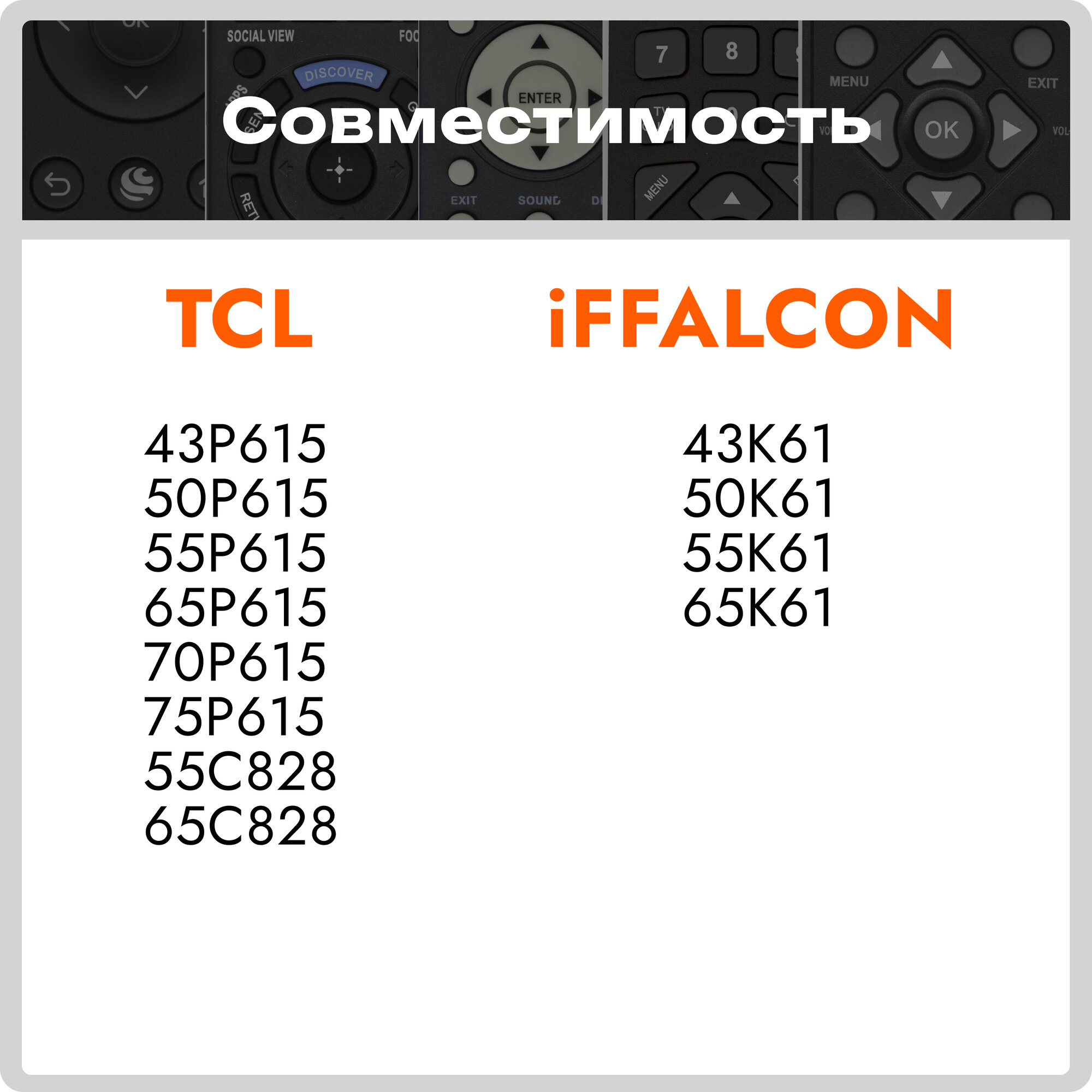 Голосовой пульт Huayu RC901V FMR8 для телевизоров TCL / ТСЛ , iFFALCON / иффалкон !