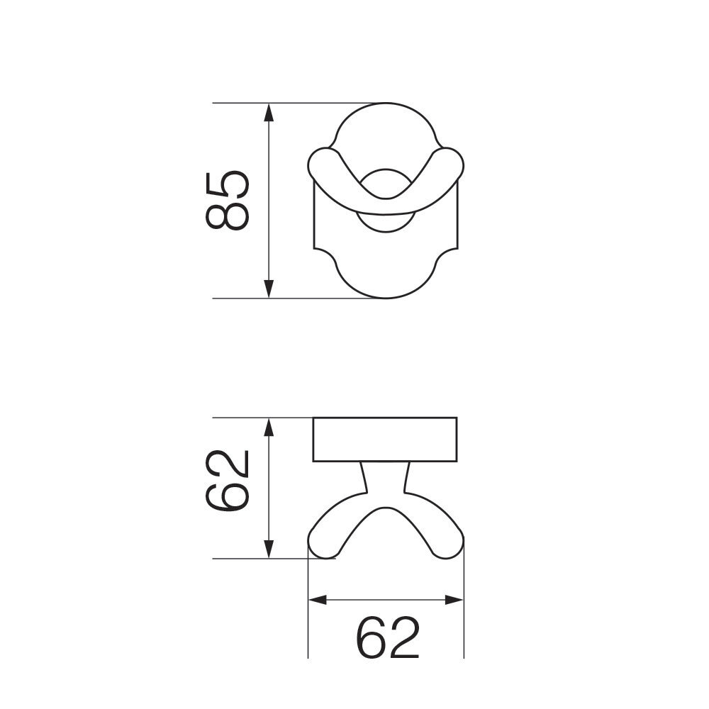 Крючок VERAGIO STANFORD VR.STD-7732.CR - фото №3