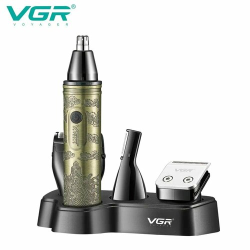 Триммер для волос, бороды и усов VGR V-621 триммер для бороды и усов vgr professional v 170 черный