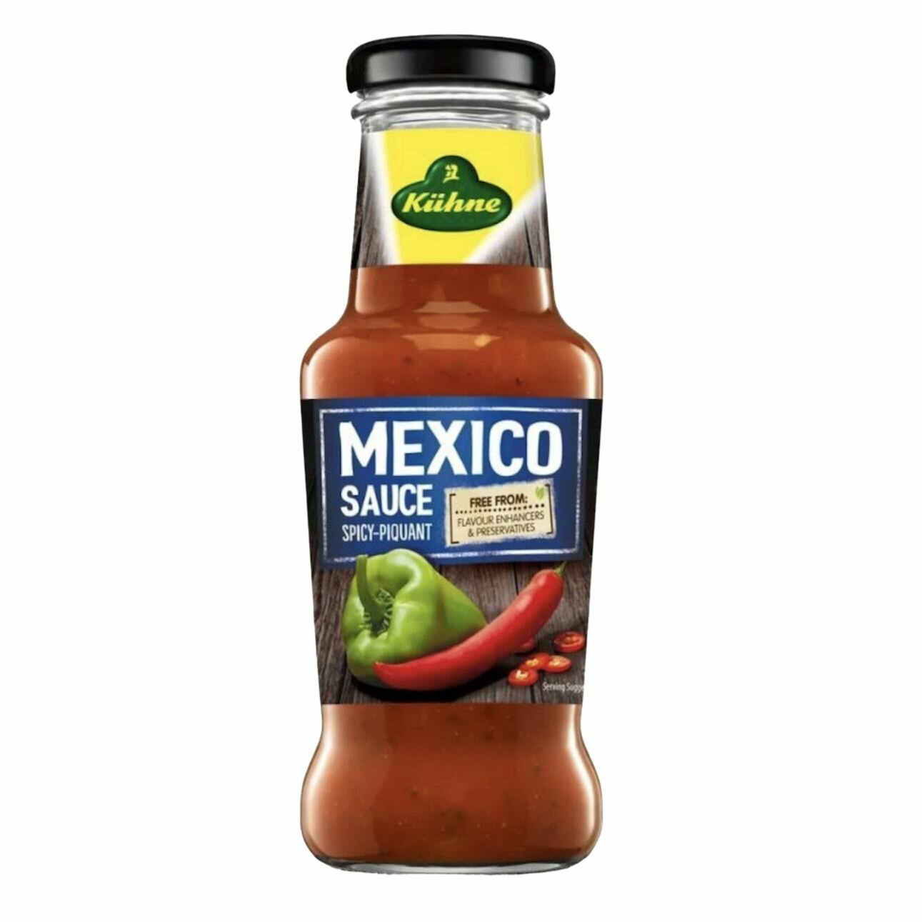 Kuhne Spicy sauce mexico Соус томатный "Мексиканский" 250 мл