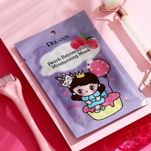 Маска тканевая увлажняющая для лица с экстрактом персика 2шт 319₽
