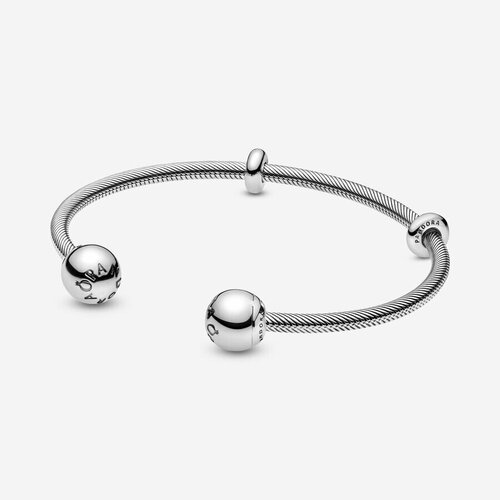 Браслет PANDORA, размер 19 см, серебристый