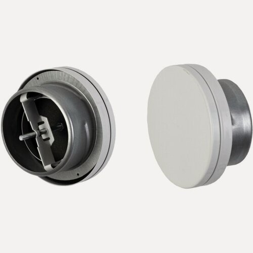 Изображение товара Диффузор/Анемостат Arius приточный шумоподавляющий стальной Dvr-160 диаметр 160 мм, белый RAL 9016 135480