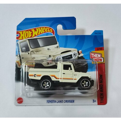 Hot Wheels Машинка базовой коллекции TOYOTA LAND CRUISER бежевая 5785/HKL07