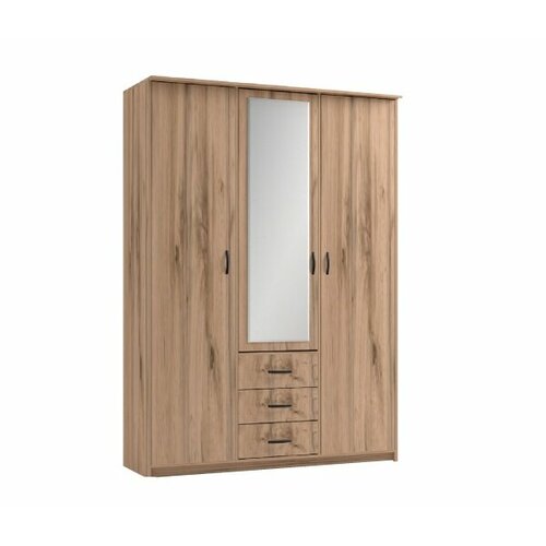 ЭКО Шкаф комбинированный дуэт люкс с зеркалом дуб вотан 21030₽