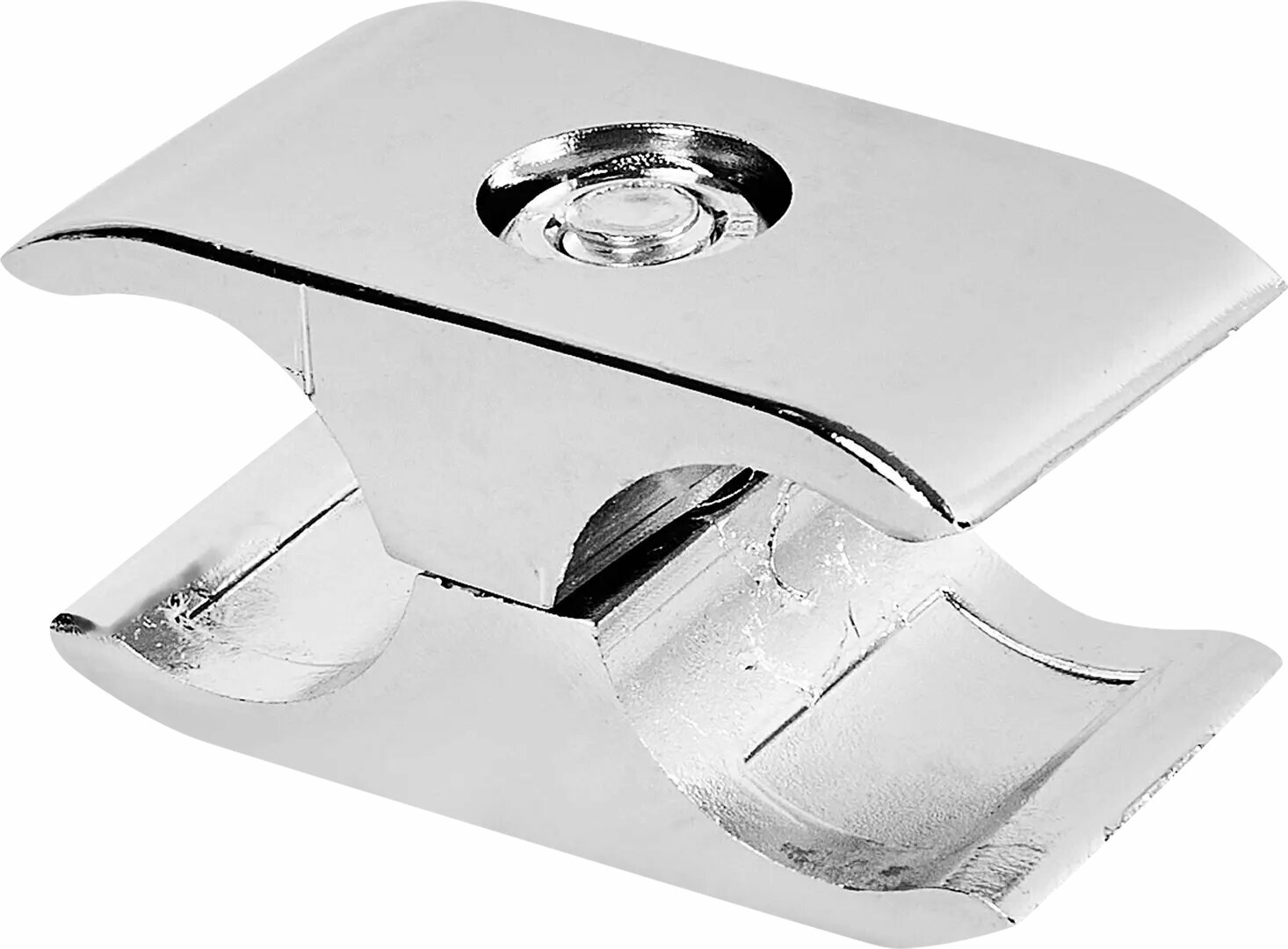 фото Соединитель труба-панель цвет хром