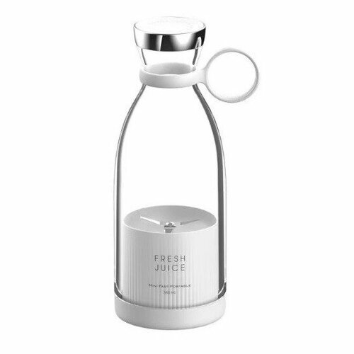 Блендер портативный Fresh Juice оригинал с беспроводной зарядкой USB для смузи и напитков белый 270000₽