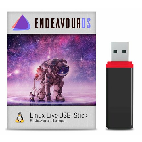 Flash OS Endeavour live USB printio лонгслив фанат arch linux