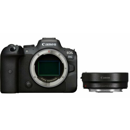 Фотоаппарат CANON EOS R6 MOUNT ADAPTER EF EOS R черный 24599900₽