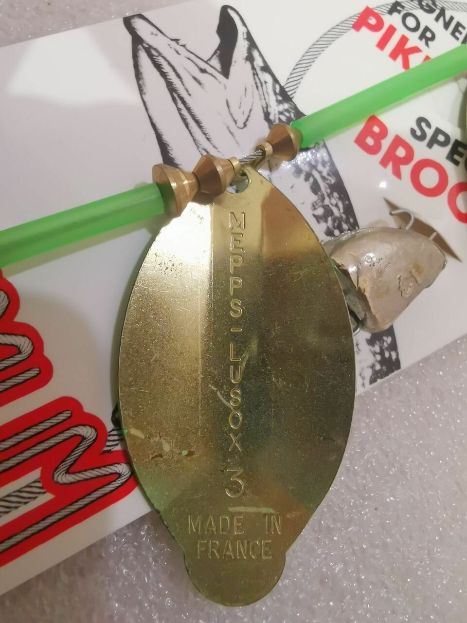 Блесна Mepps TANDEM PIKE GREEN/BLACK 27г. — фото 1