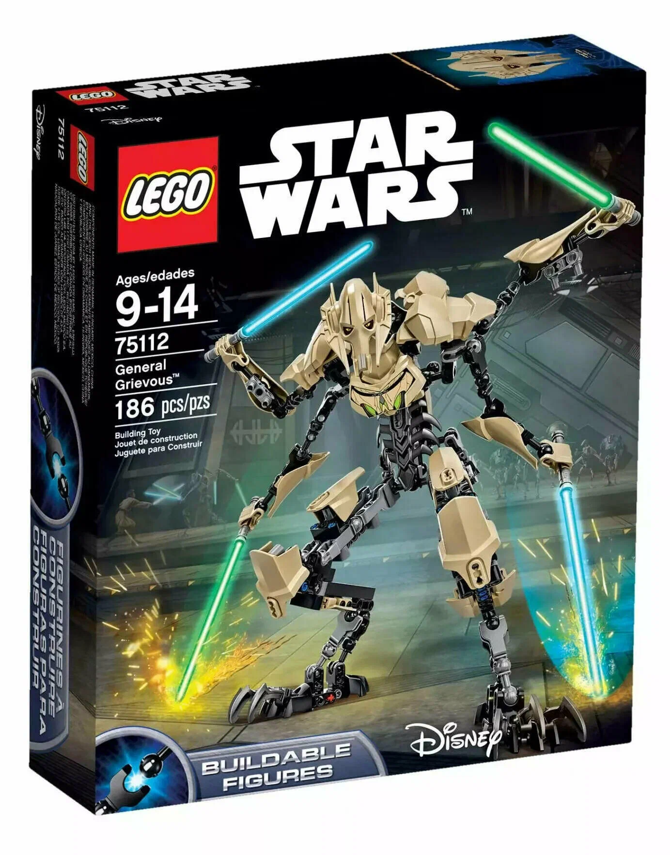 LEGO Star Wars 75112 Генерал Гривус General Grievous (раритет, 2015 год)