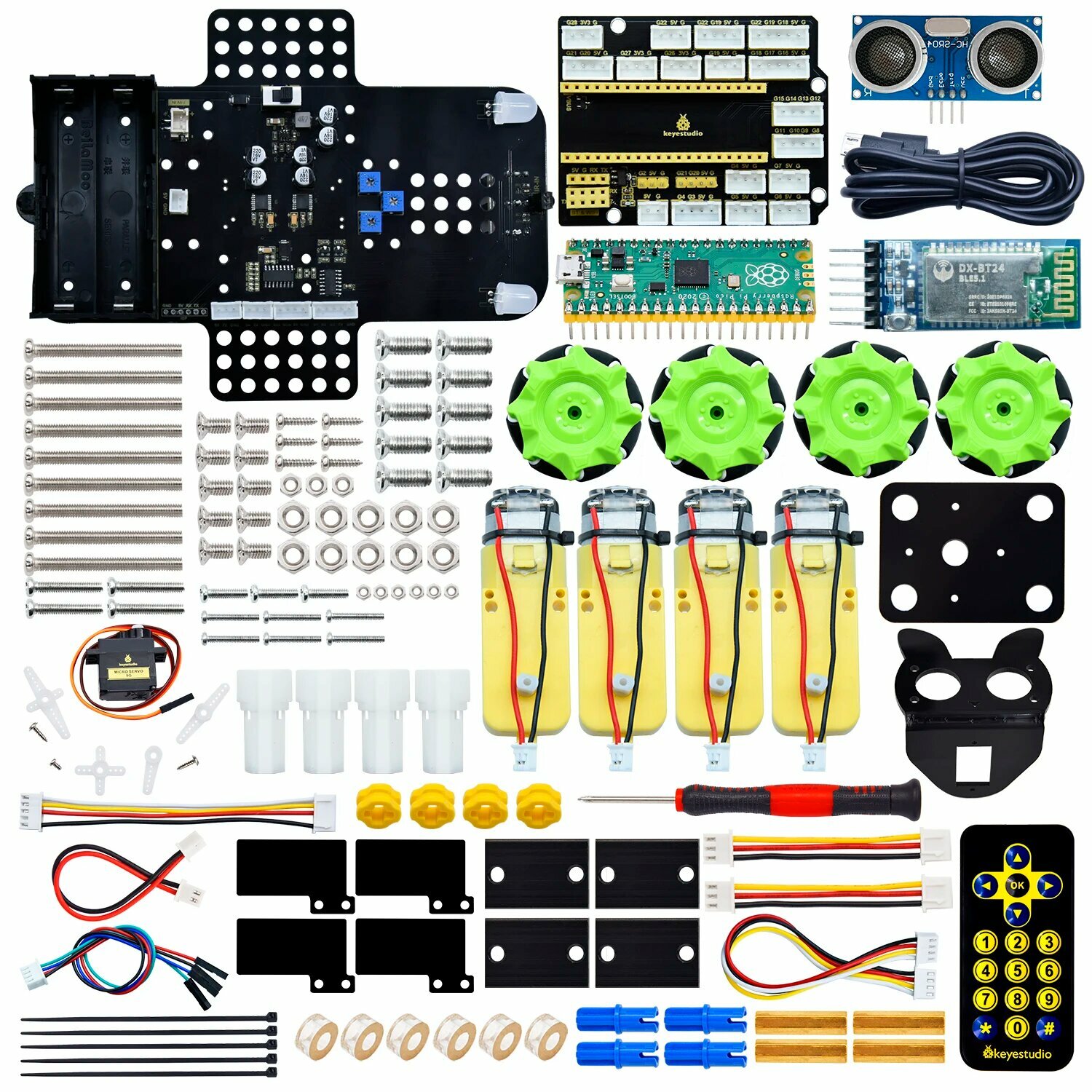 Процессор Keyestudio 4WD Raspberry Pi Pico — фото 1