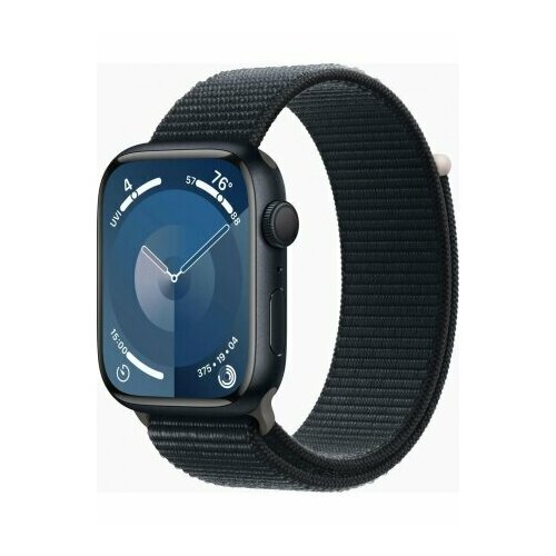 Умные часы Apple Watch Series 9 GPS 45 мм Aluminium Case Sport Loop MR9C3 midnight 4792500₽