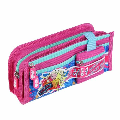 BY Русские Супергерои Пенал прямоуг 215х10х5см 1отд 2карм кошелек откид планка Заря Фешн 4 штуки 4763₽