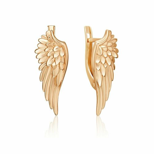 Серьги PLATINA красное золото 585 проба красный 39528₽