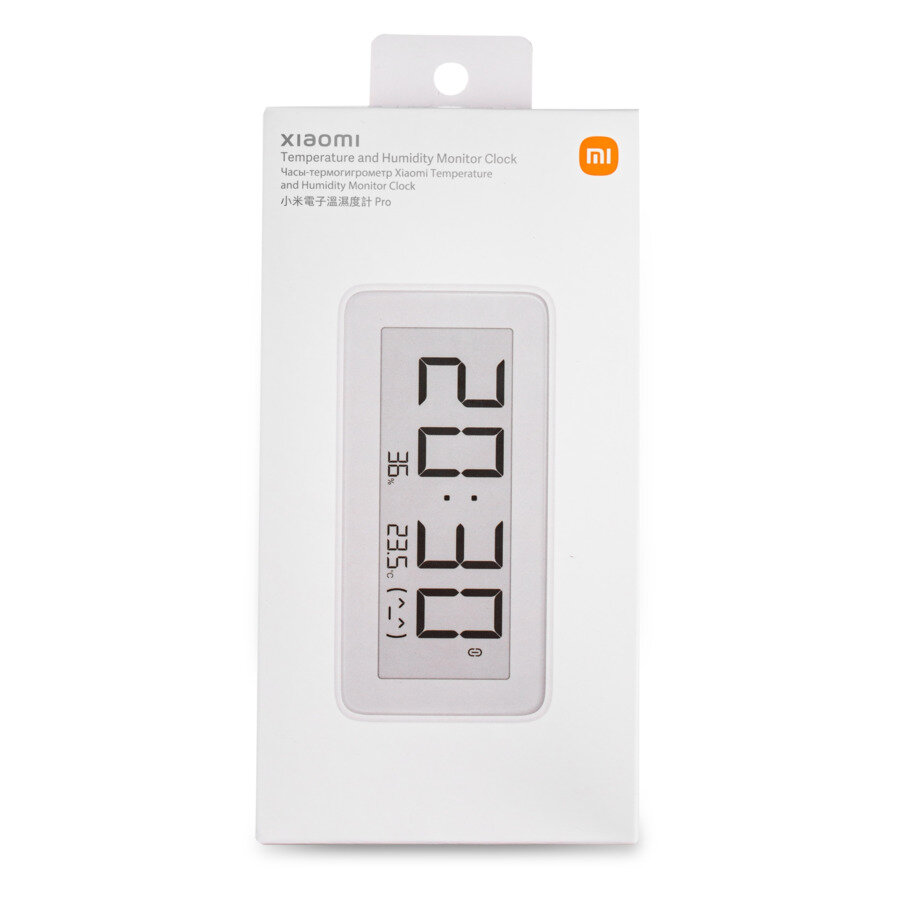 Часы термогигрометр Xiaomi Temperature and Humidity Monitor Clock LYWSD02MMC: одновременное отображение времени, температуры и влажности
