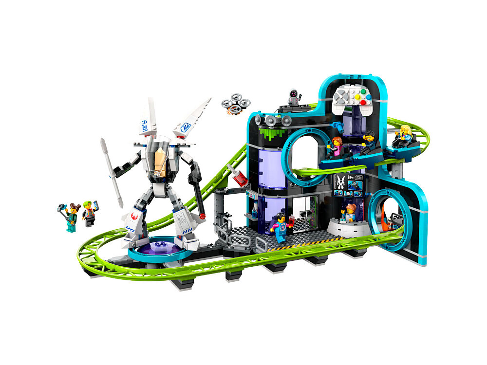 фото Конструктор LEGO City 60421 Конструктор Парк аттракционов: Мир роботов