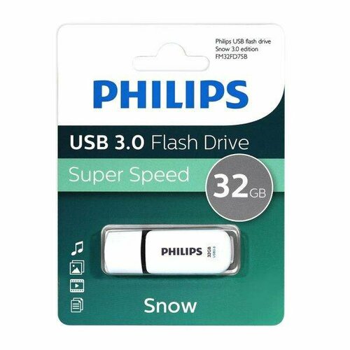 Флеш накопитель 32GB PPHILIPS SNOW30 32GB USB 30 1000₽