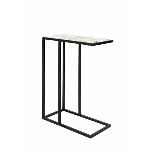 Кофейный столик из натурального агата Square Agate White 36990₽