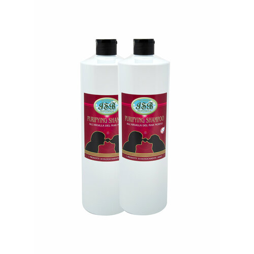 Шампунь Iv San Bernard очищающий на основе глины Мертвого моря 1 л х 2шт.