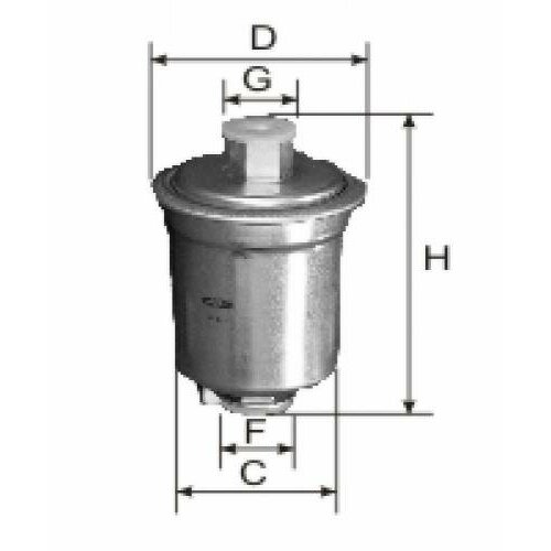 Фильтр топливный Good Will FG521 Hyundai / Kia (Mobis): 0K03X-20-490A 0K01120490B 0K03C20490 OKO3X-20-490A